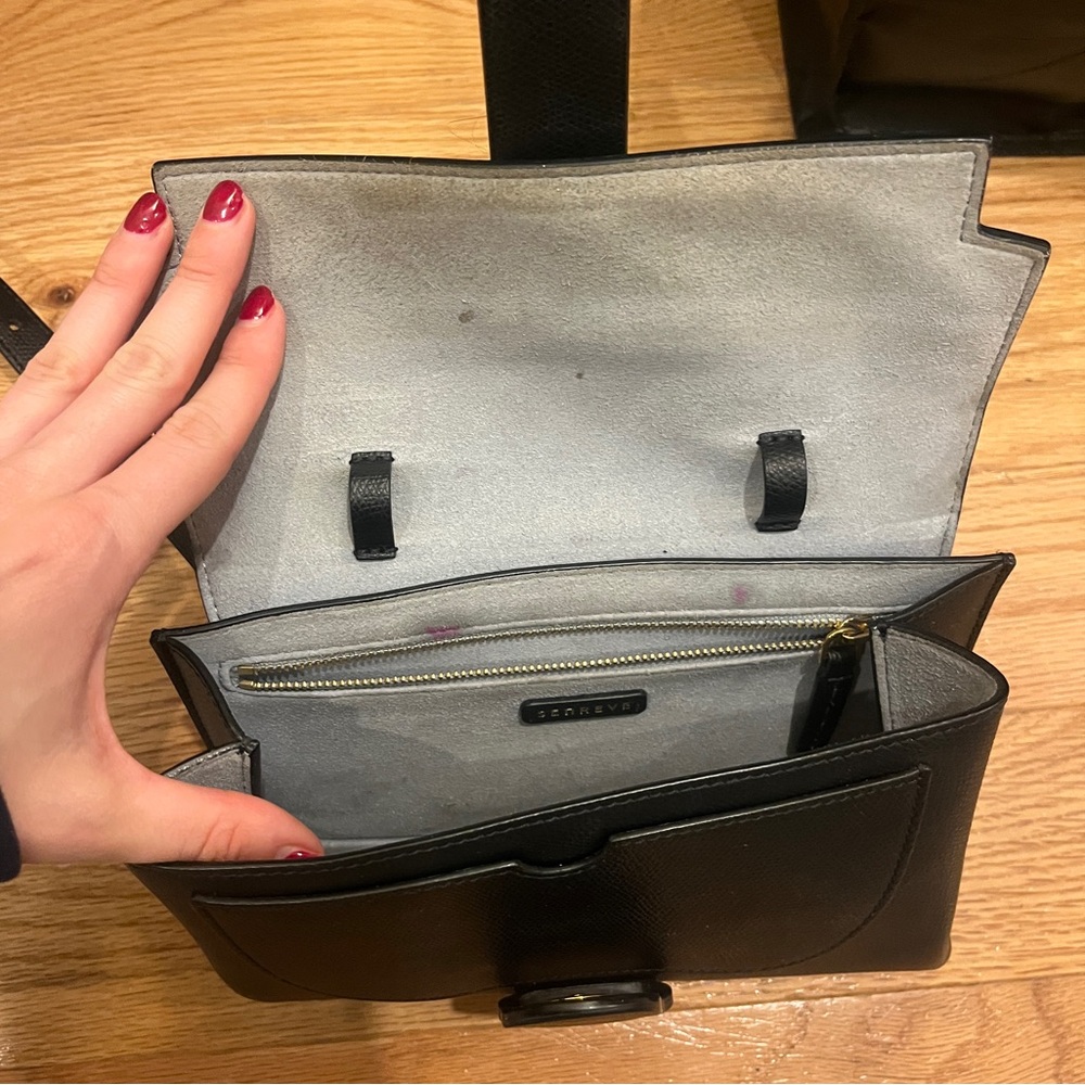 Senreve Aria Black Belt Bag - Picture 9 of 10